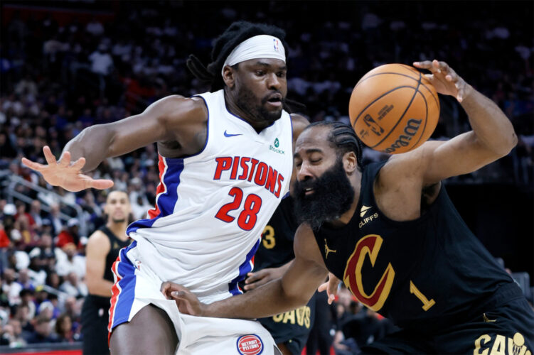 Cunningham scores 23, Tobias Harris has 20 to help Pistons beat Cavs in Game 1